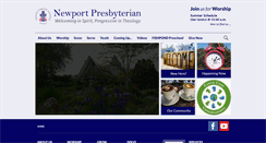 Desktop Screenshot of newportpres.org