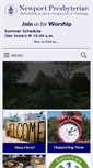 Mobile Screenshot of newportpres.org